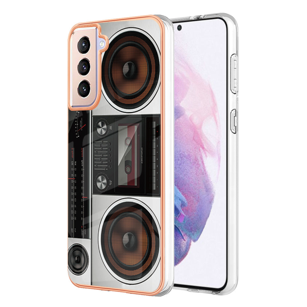 YB IMD Series-19 Style D 2,0 mm TPU-cover til Samsung Galaxy S21 FE 5G IMD-mønster galvanisering anti-drop telefoncover YB IMD Series-19 Style D 2,0 mm TPU-cover til Samsung Galaxy S21 FE 5G IMD-mønster galvanisering anti-drop telefoncover